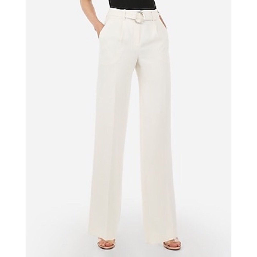 NWT Express High Waisted Wide Leg Pant